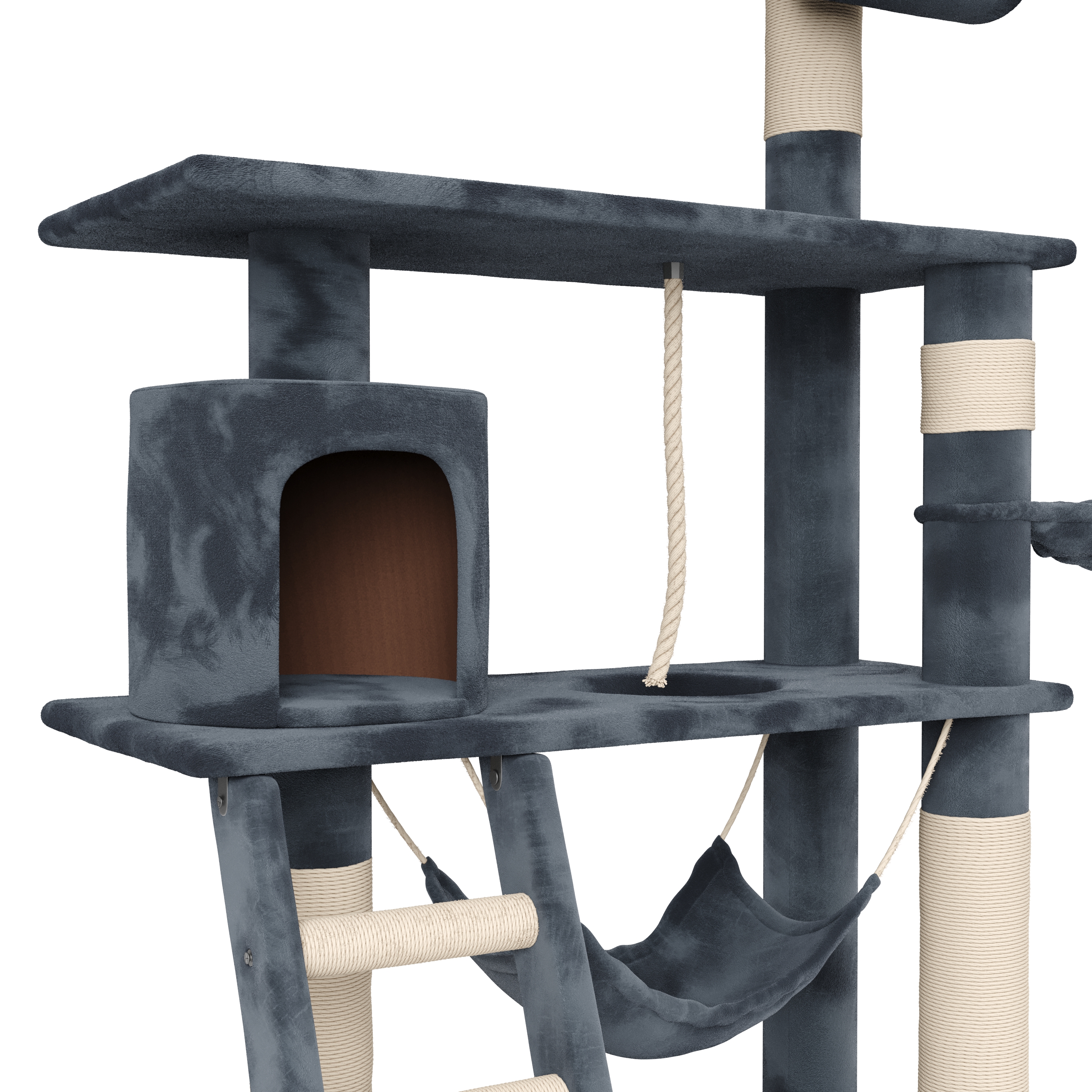 Katzenbaum SIMBA 141 cm grau
