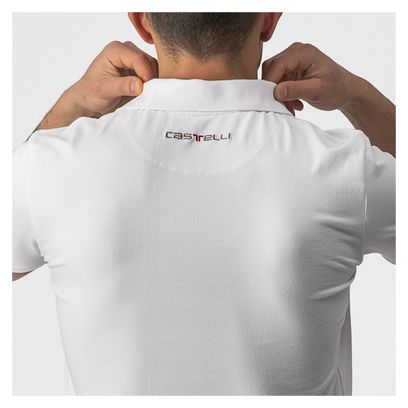 Polo Castelli Race Day Blanc