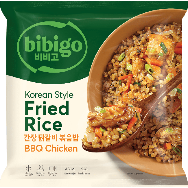 CJ Bibigo Gebakken Rijst K-BBQ Kip Smaak 450g