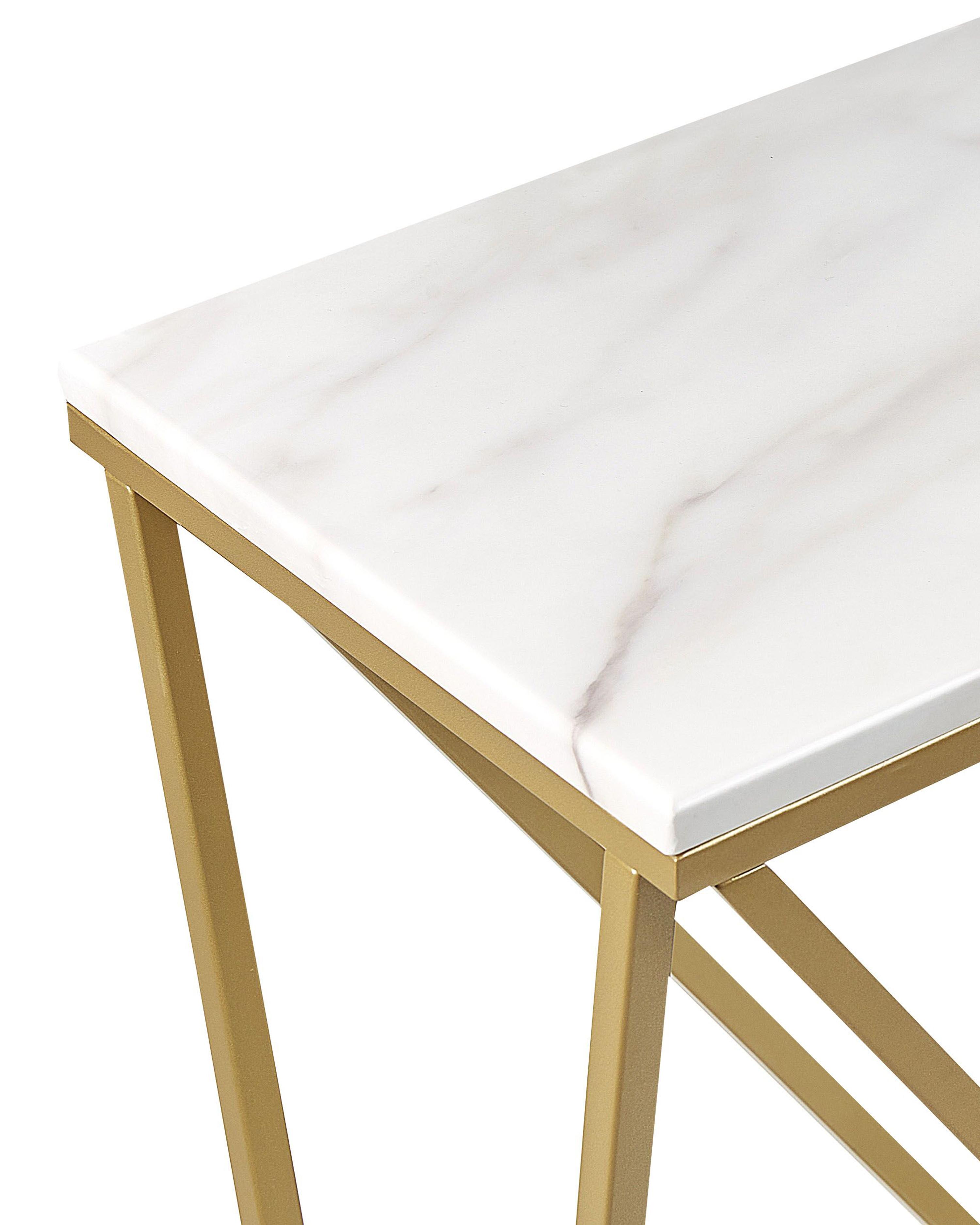 Sidetable HAZEN Marmer/goud