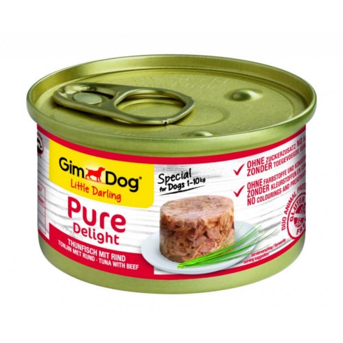 GimDog Pure Delight Atum com Carne em Lata para Cães