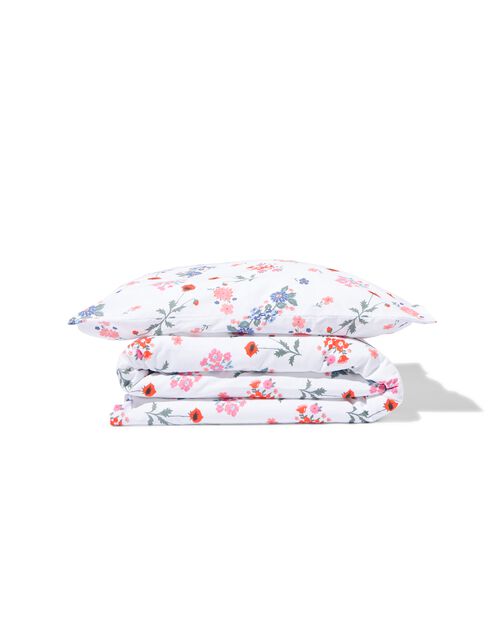 housse de couette coton doux enfant 120x150 fleurs