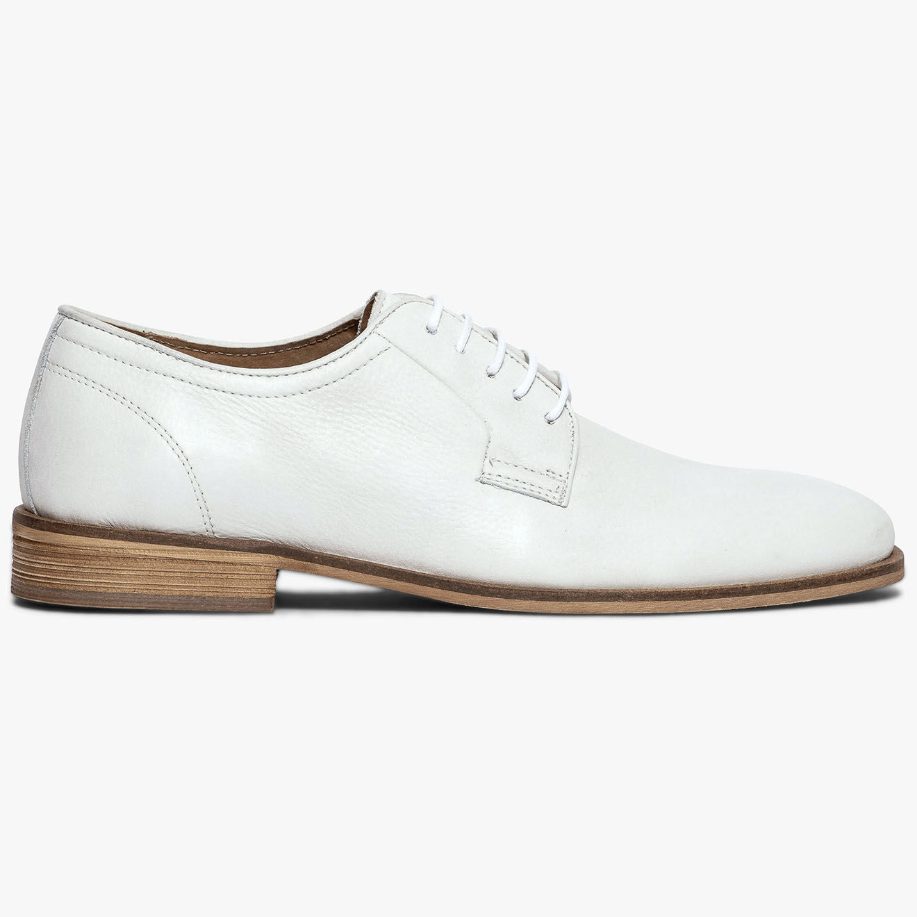 Bocage Derbies en Cuir Lisbonne blancs