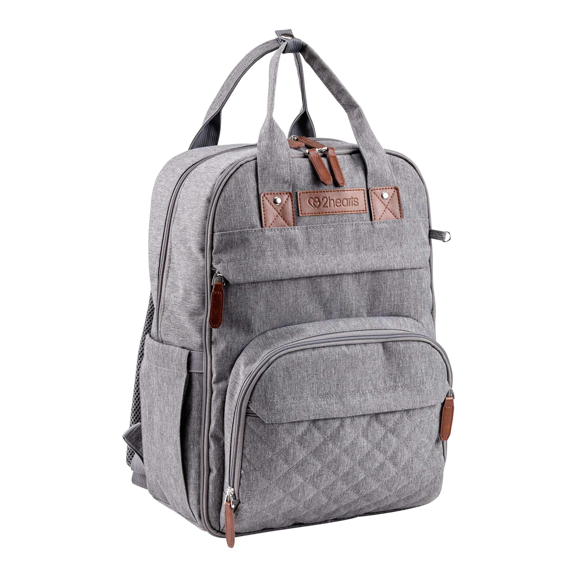 2hearts Wickelrucksack Functional grau