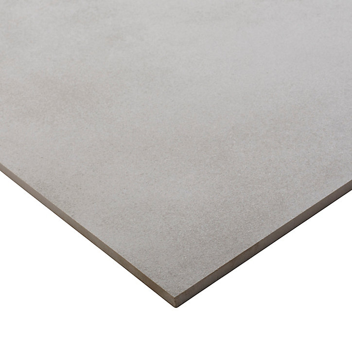 Carrelage sol gris 60 x 60 cm Smooth