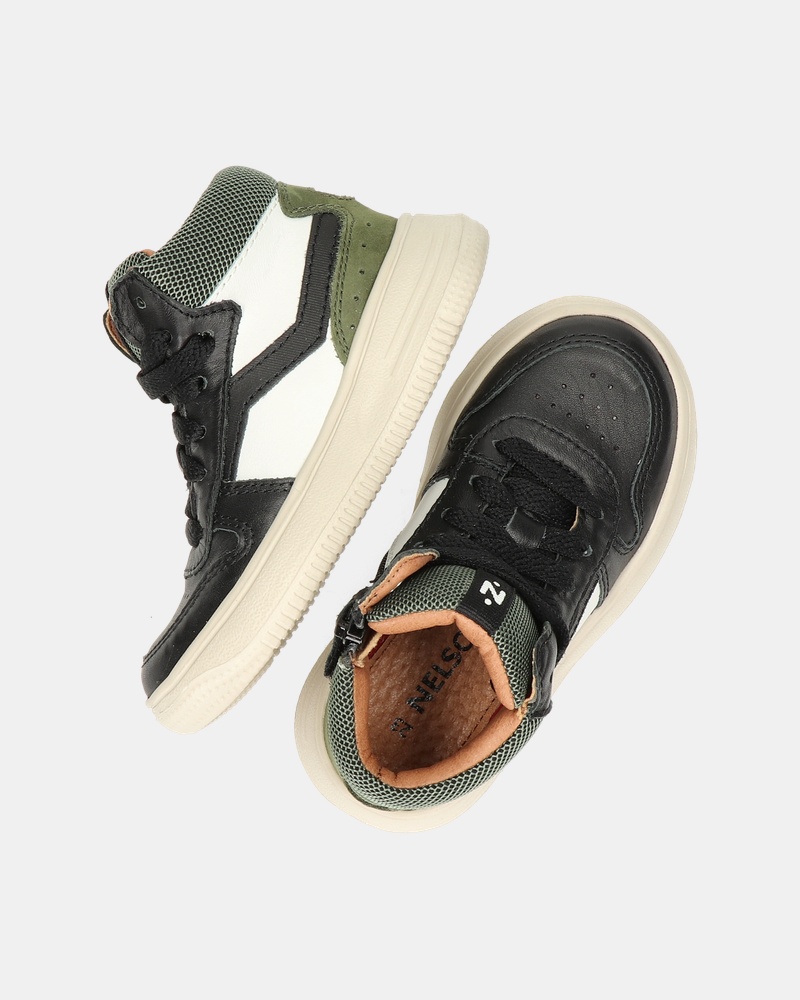 Nelson Kids Hoge sneakers  - zwart