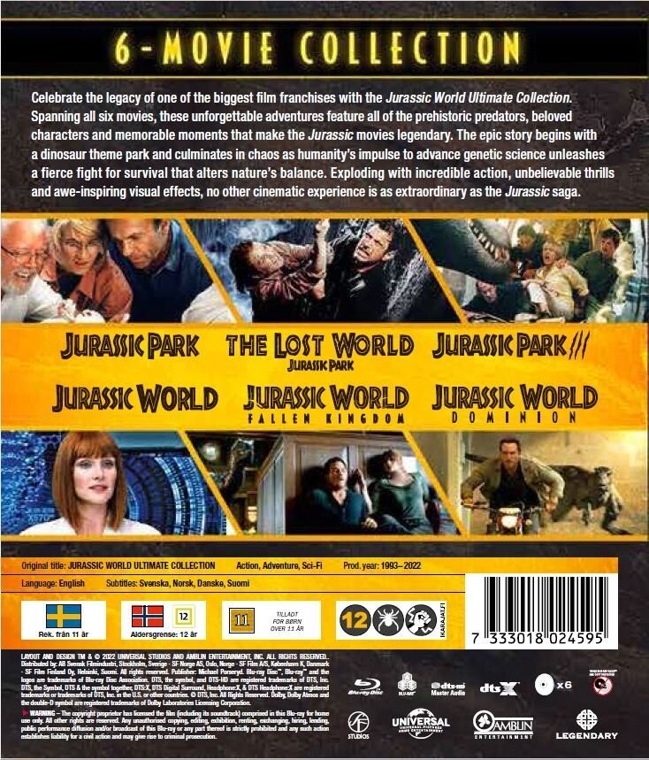 Jurassic World - Ultimate Collection - Blu-Ray