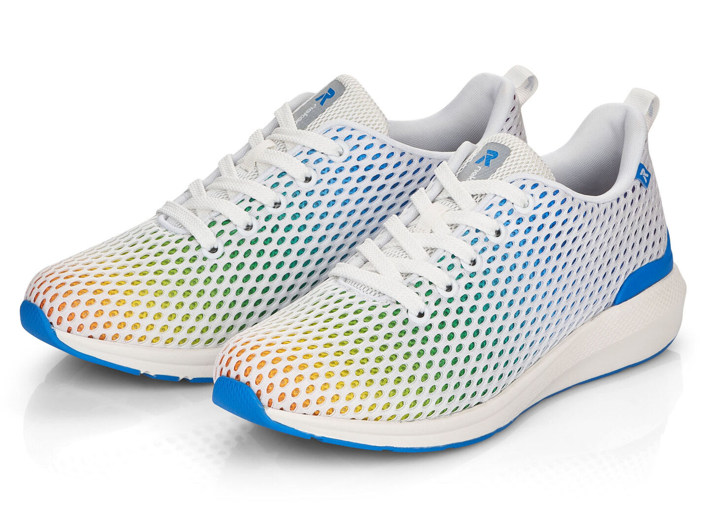 Rieker Sneaker mit Regenbogen-Farbverlauf