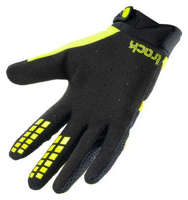Gants Longs Enfant Kenny Track Noir / Jaune Fluo