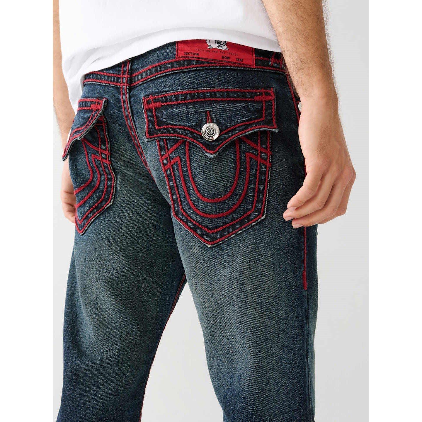 True Religion TR Ricky Straight Jeans Mens
