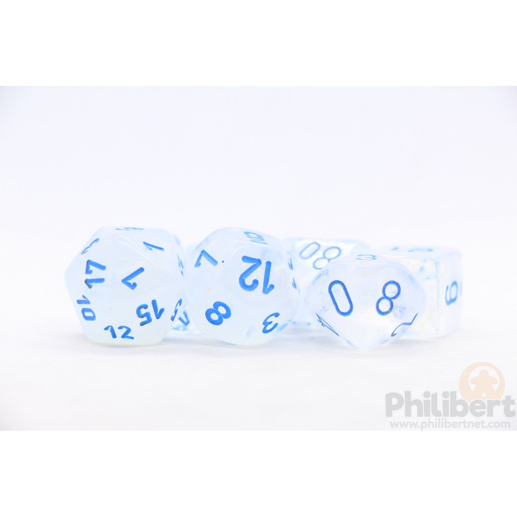 Set de 7 Dés JDR Chessex : Borealis