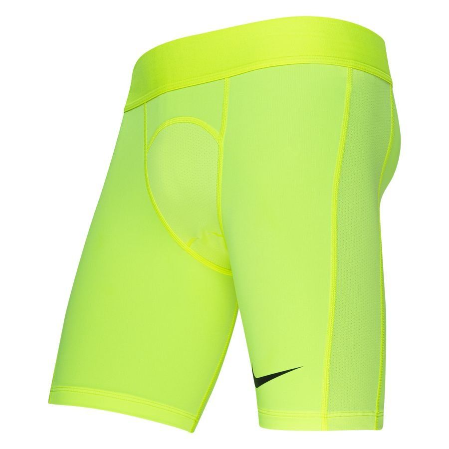 Nike Pro Collant de Compression Dri-FIT Strike - Jaune Fluo/Noir
