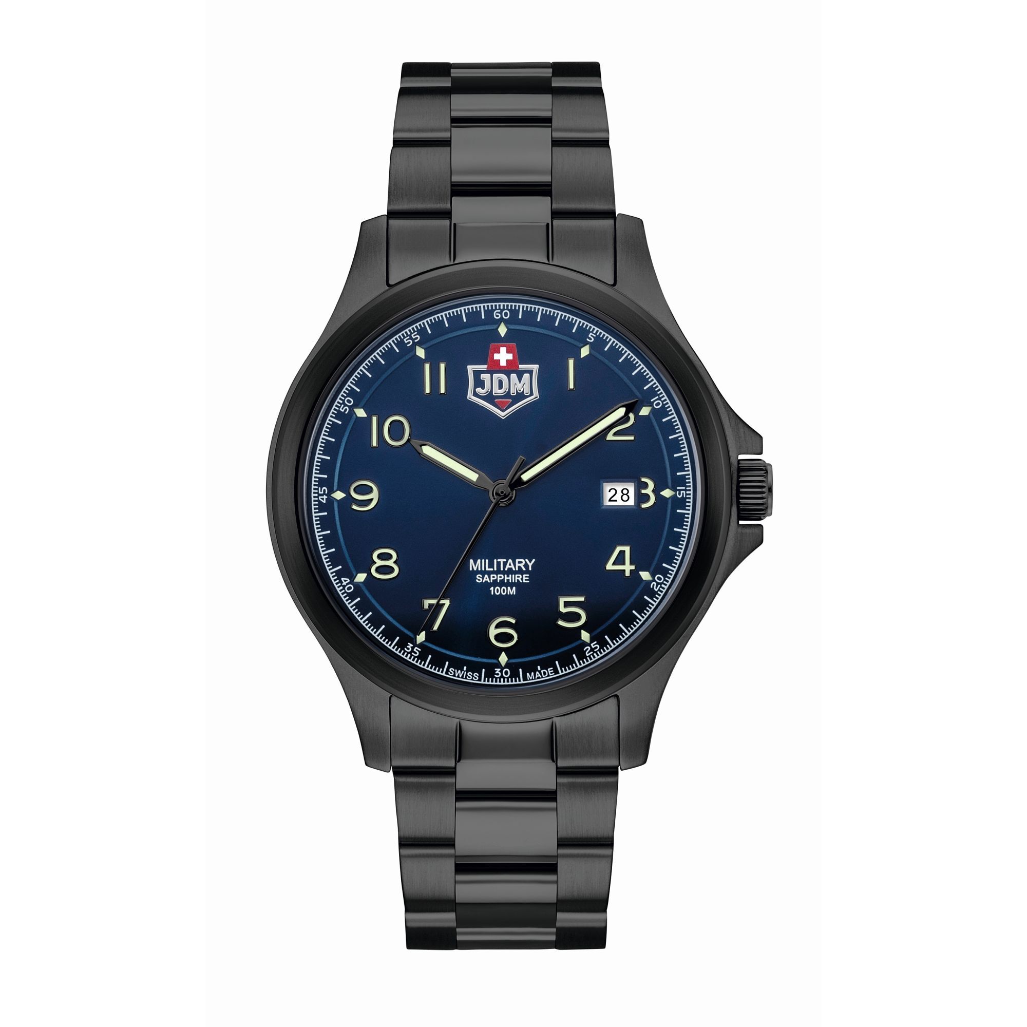 JDM Military Herren Armbanduhr Alpha III 2021 EdelstahlJDM-WG015-04