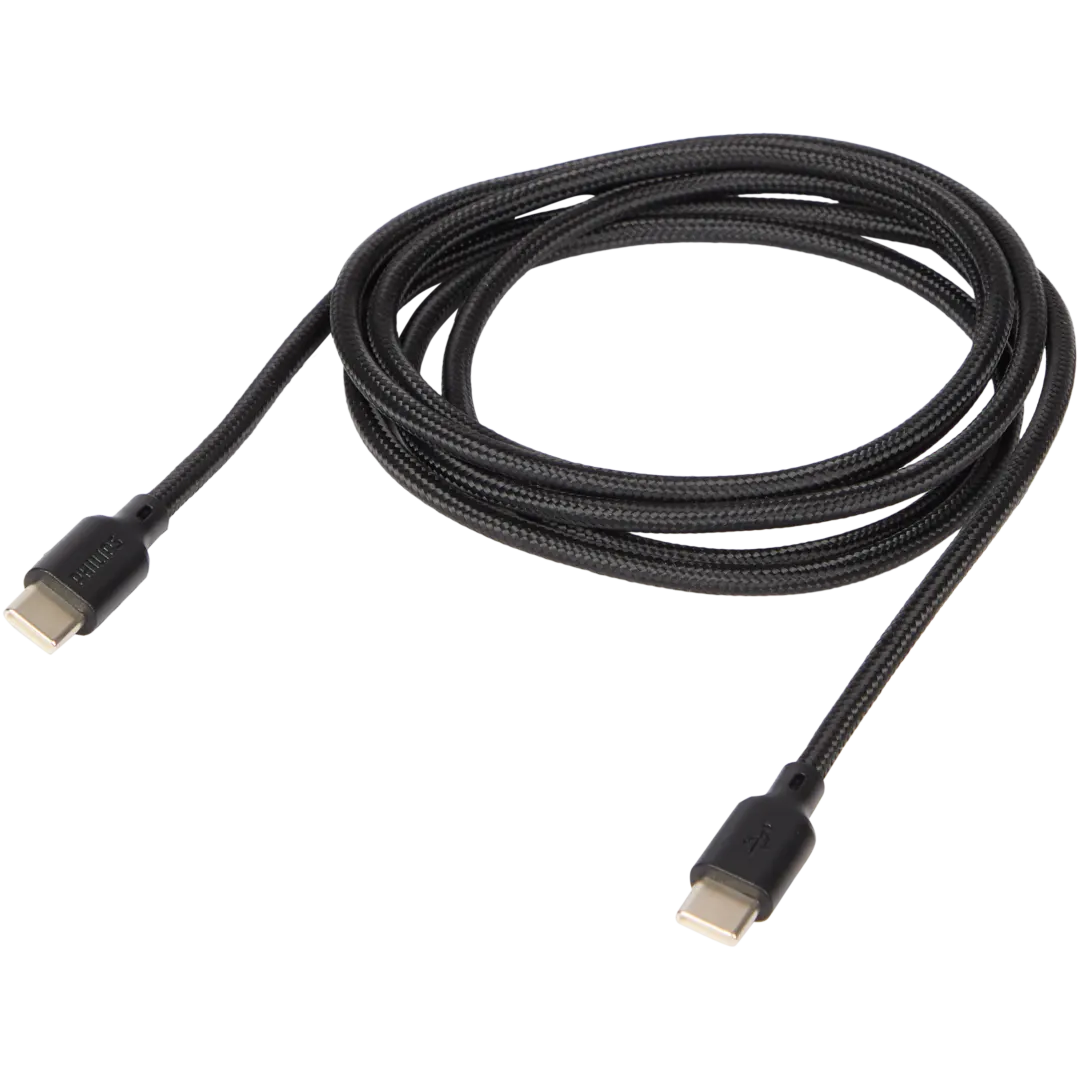Philips laad- en datakabel USB-C naar USB-C 1,5 meter