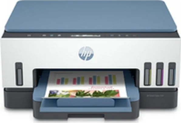 HP Smart Tank 7006 All-in-One - Multifunktionsprinter - farve - blækprinter - kan genopfyldes - 216 x 297 mm (original) - A4/Legal (medie) - op til 13 spm (kopiering) - op til 15 spm (udskriver) - 250 ark - USB 2.0, Wi-Fi(ac), Bluetooth