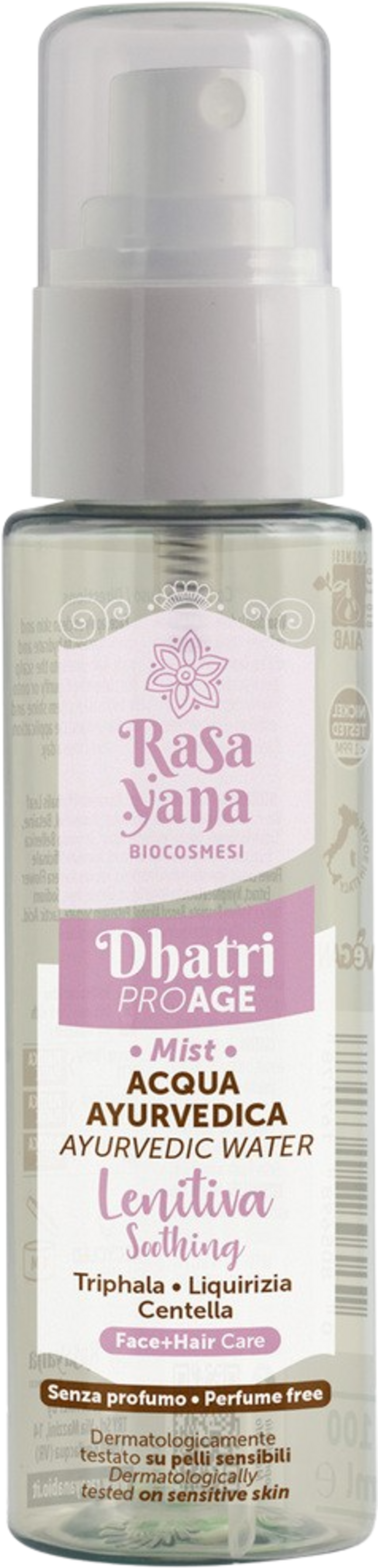 Rasayana  PROAGE Soothing Ayurvedic Water Dhatri, 100 ml