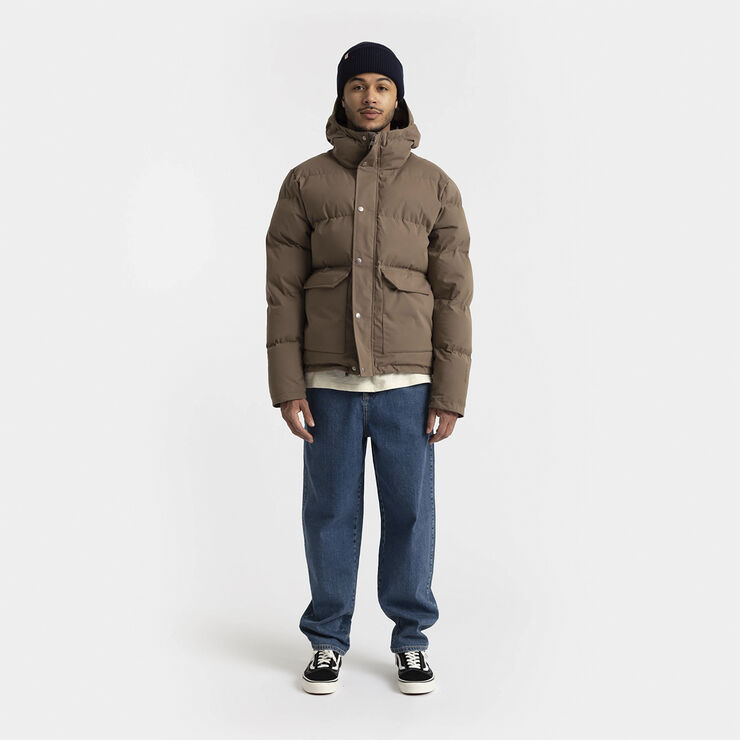 RVLT - Revolution Puffer Jacket Darkbrown