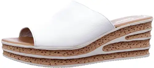 44.650.21 Gabor wit - maat 9.5 slipper wit - maat 9.5 Calandschoen