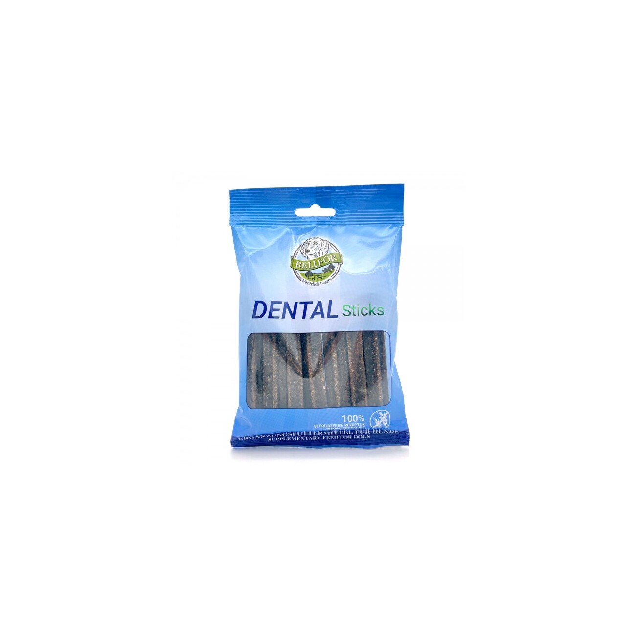 Bellfor Sparset für eine optimale Zahnpflege beim Hund - Dental Pulver 80 g + Dental Sticks 4 x 100 g + Dental Spray 100 ml