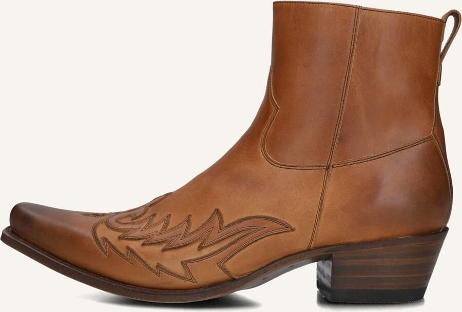 SENDRA Cowboylaarzen Heren 11783 Maat: 39 Materiaal: Leer Kleur: Bruin