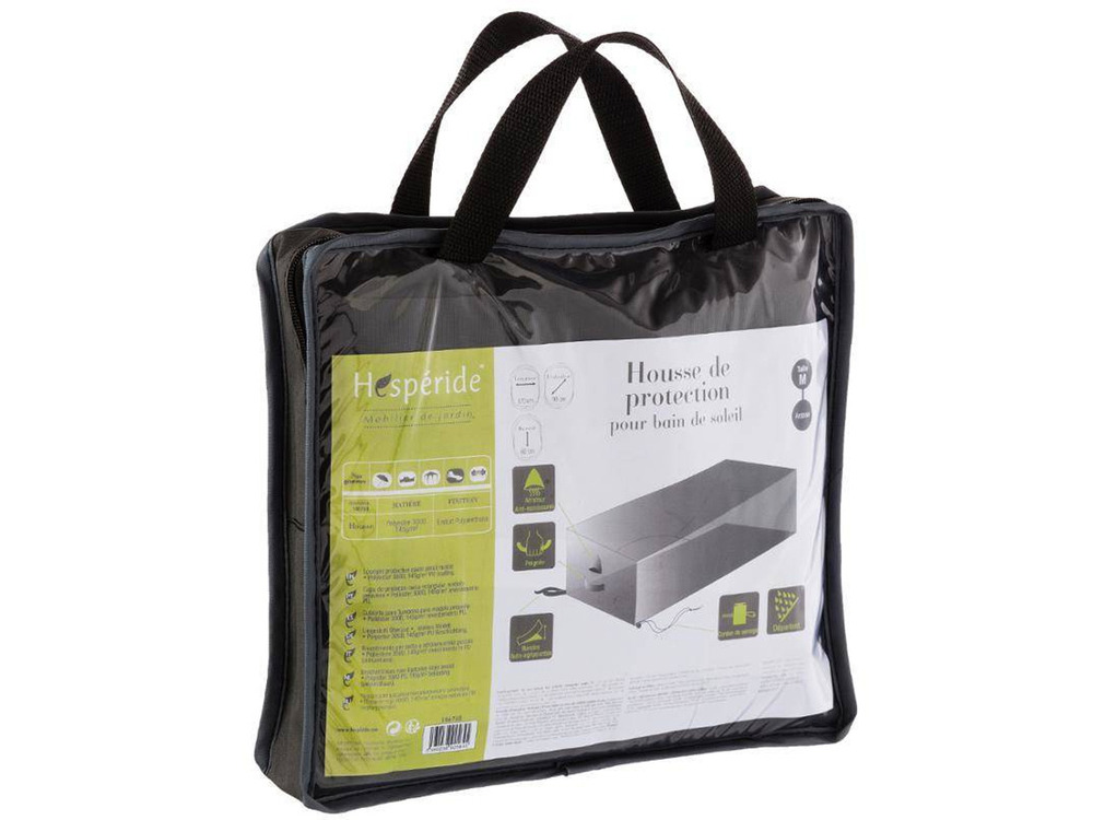 Housse de protection pour transat 170 x 90 x 60 cm