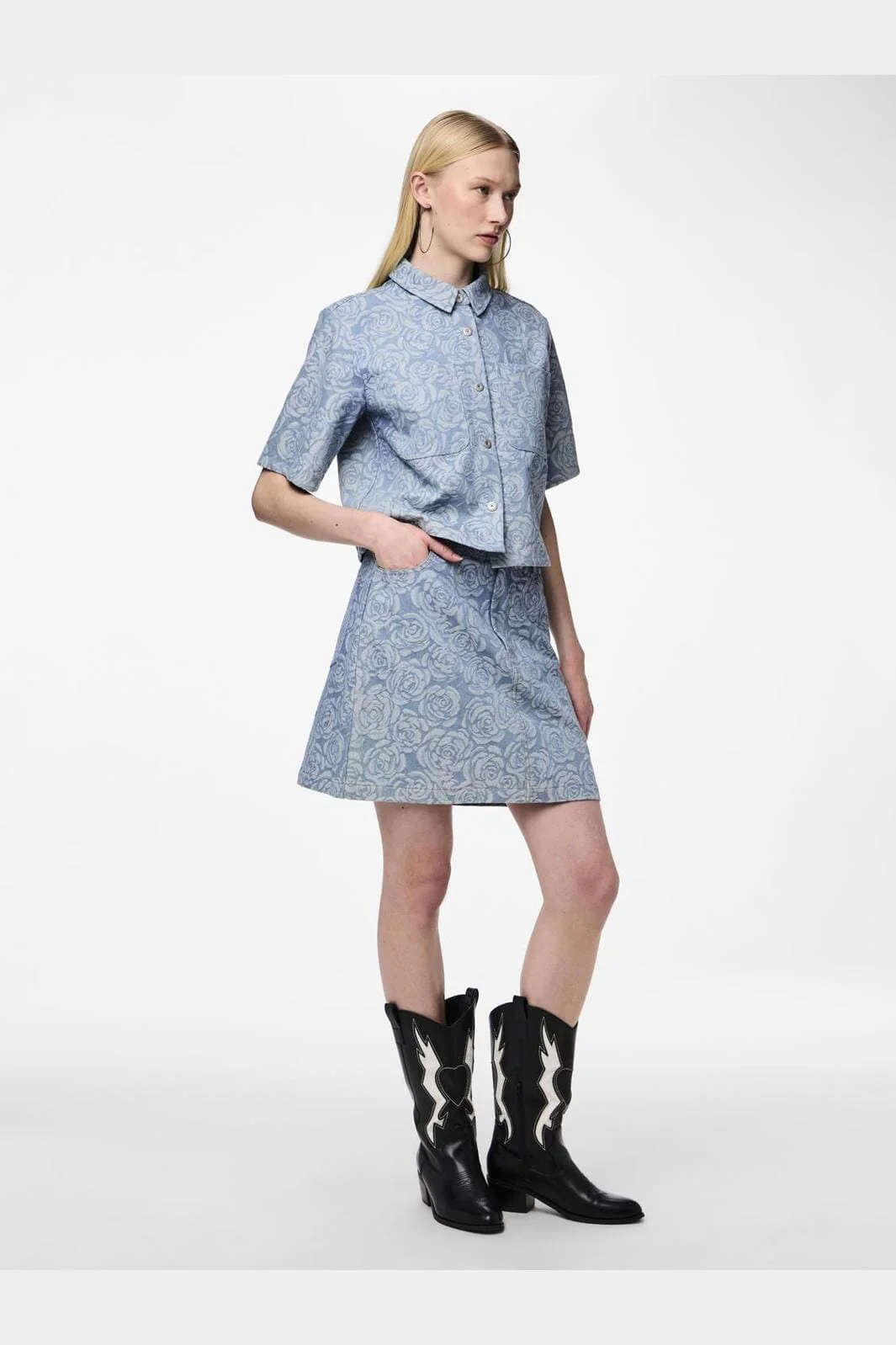Pieces Pckalyn Denim Skirt