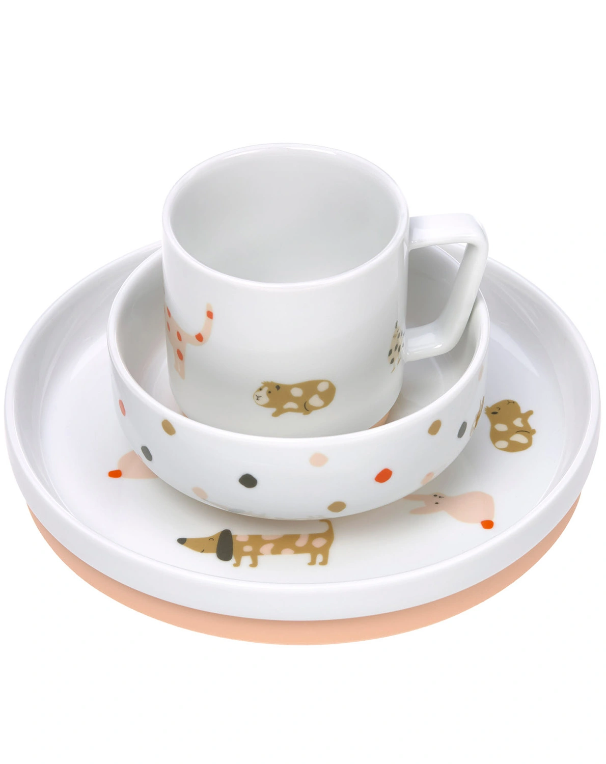 Geschirr-Set LITTLE MATEYS 3-teilig in spicy orange