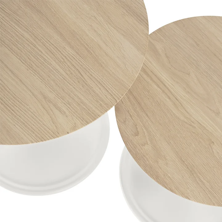 Muuto - Soft Beistelltisch, Ø 41 cm, H 40 cm, grau