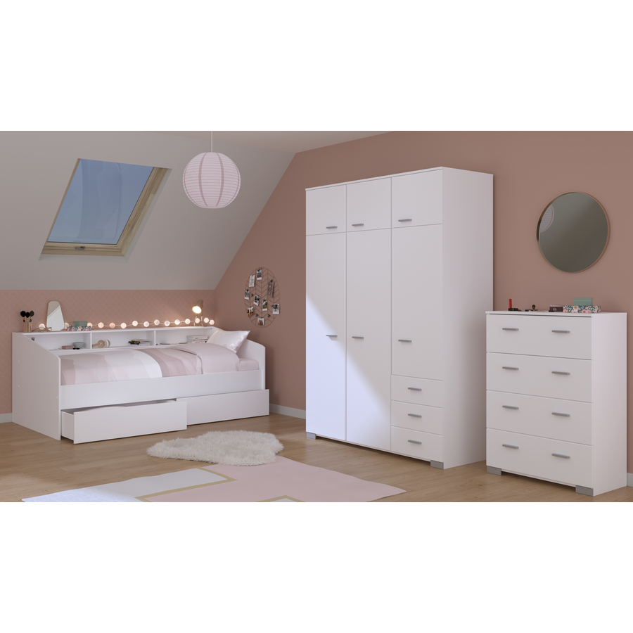 Parisot Kinderzimmer 4-tlg. Sleep 41 Weiß Weiß