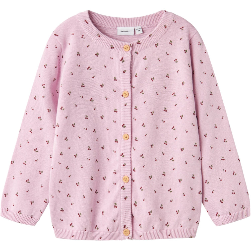Køb Name It Winsome Orchid Basine Strik Cardigan