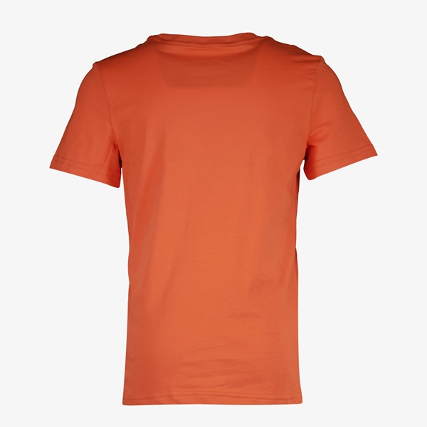 Puma ESS+ Col 2 Logo kinder T-shirt oranje