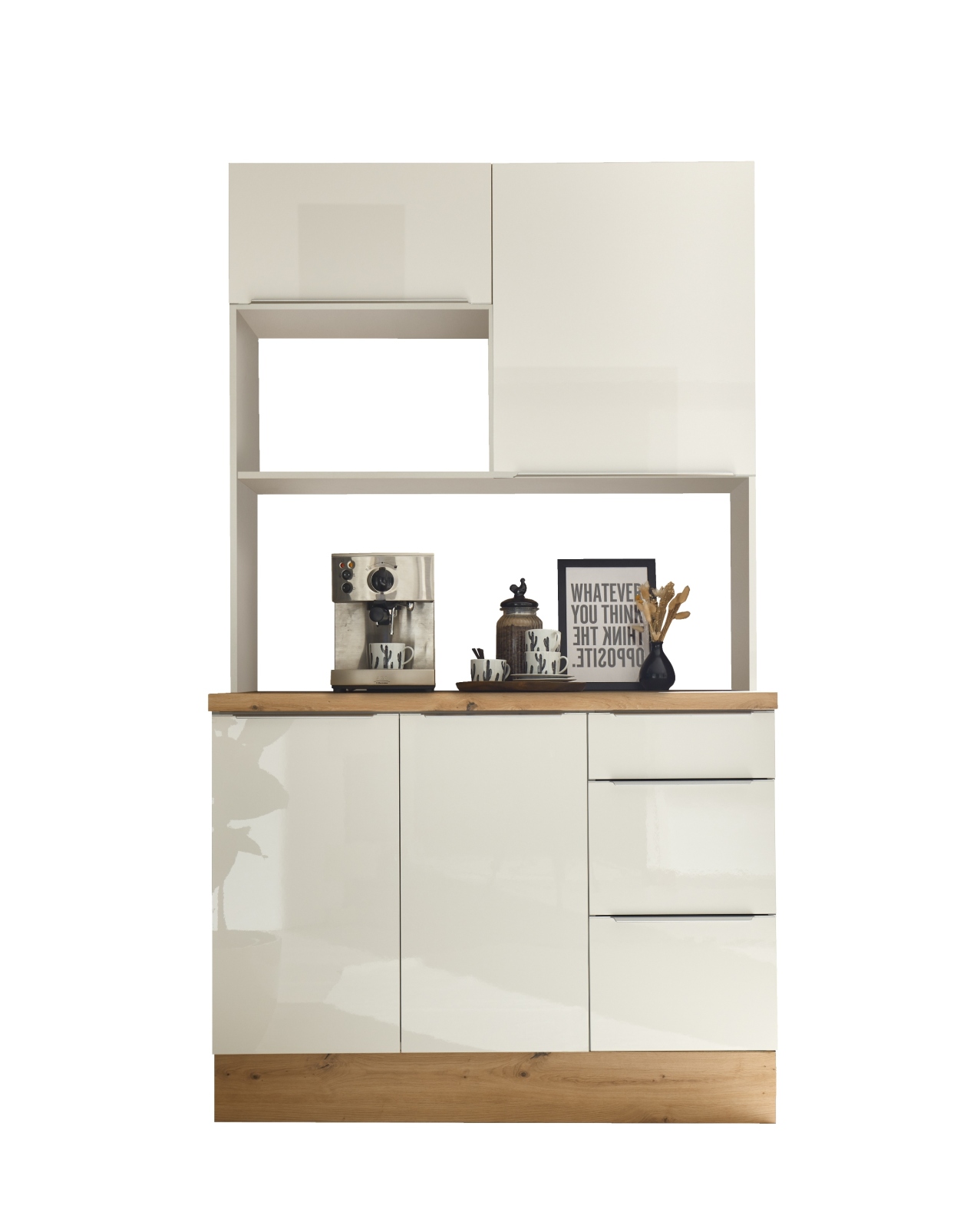 RESPEKTA Buffet - weiß Hochglanz - 120 cm