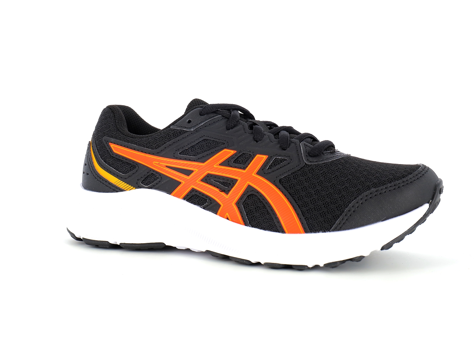 Asics-JOLT 3 GS Matières combinées Noir Orange