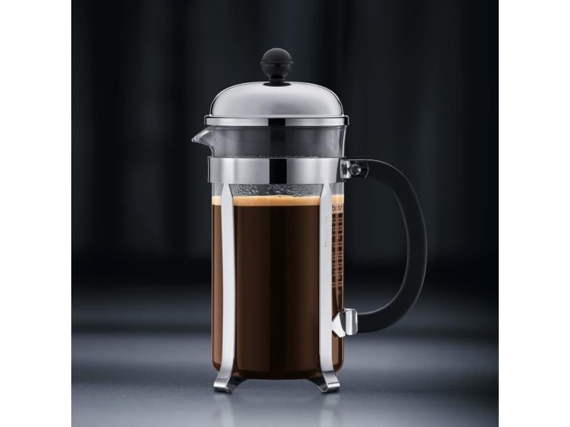 Bodum Kaffeebereiter Chambord 0.35 l, Schwarz Kaffeebereiter