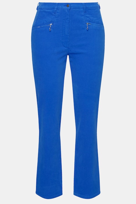 Cordhose Mony, Komfortbund, Reißverschlusstaschen