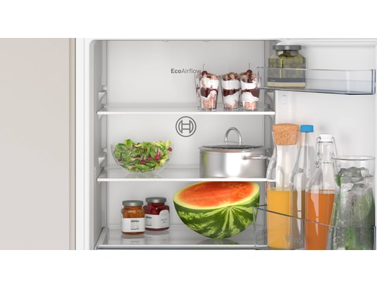 BOSCH - Réfrigérateur encastrable 1 porte KIR21NSE0, Série 2, 136 litres, Niche 88 cm