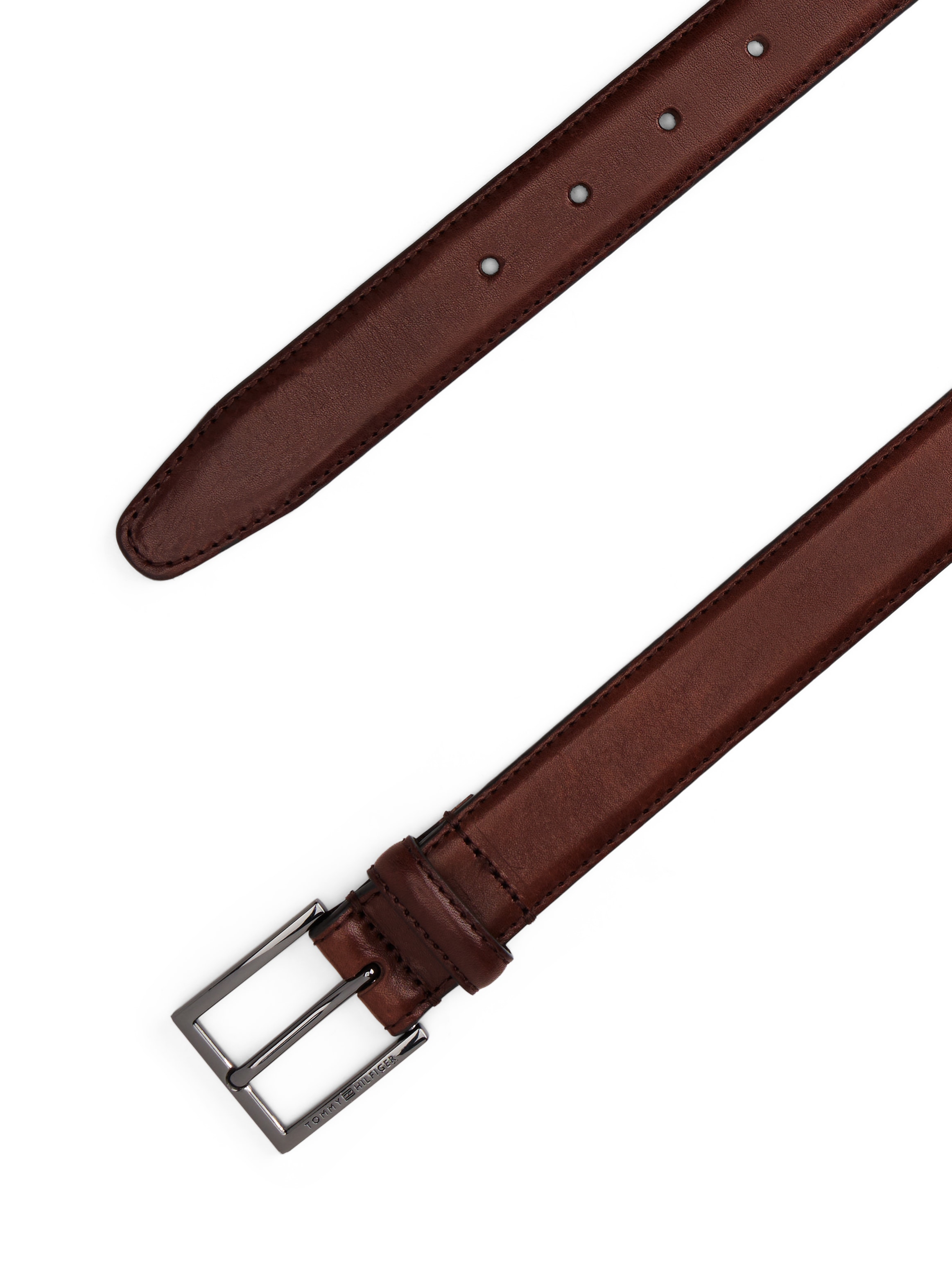 Tommy Hilfiger Ledergürtel »HUDSON LEATHER 3.0 cm breit«, Grössenverstellbar