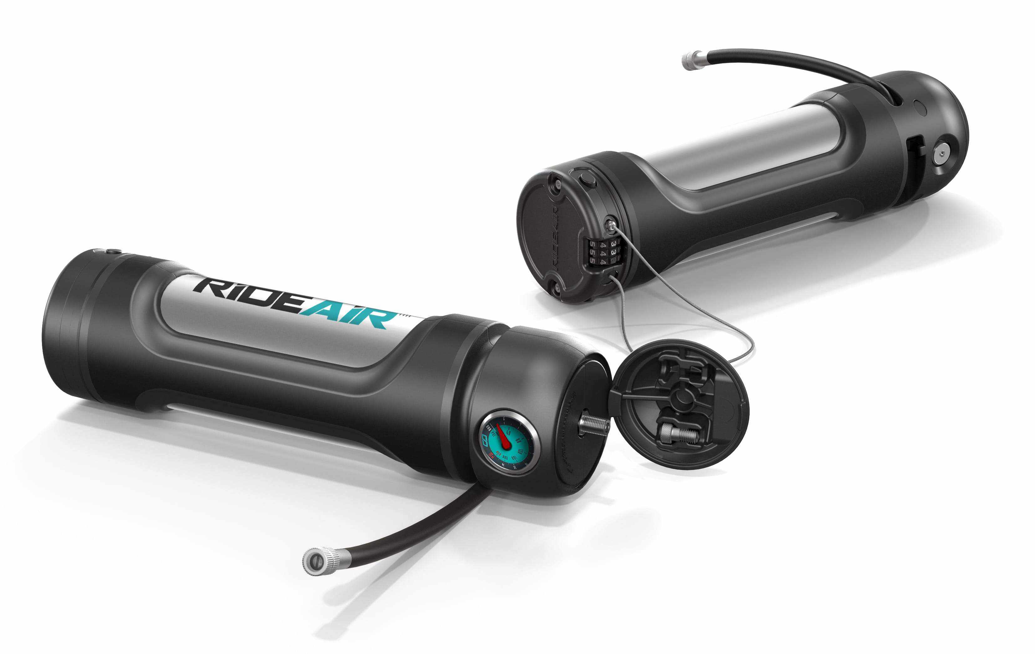 Pompe à  vélo avec compresseur intégré RideAir Antivol