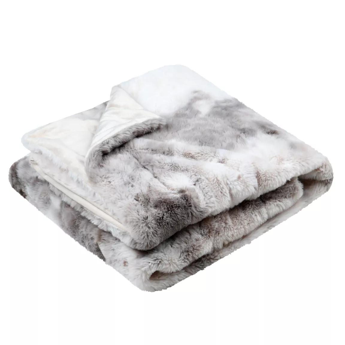 Plaid fausse fourrure (125 x 150 cm) Harald Beige