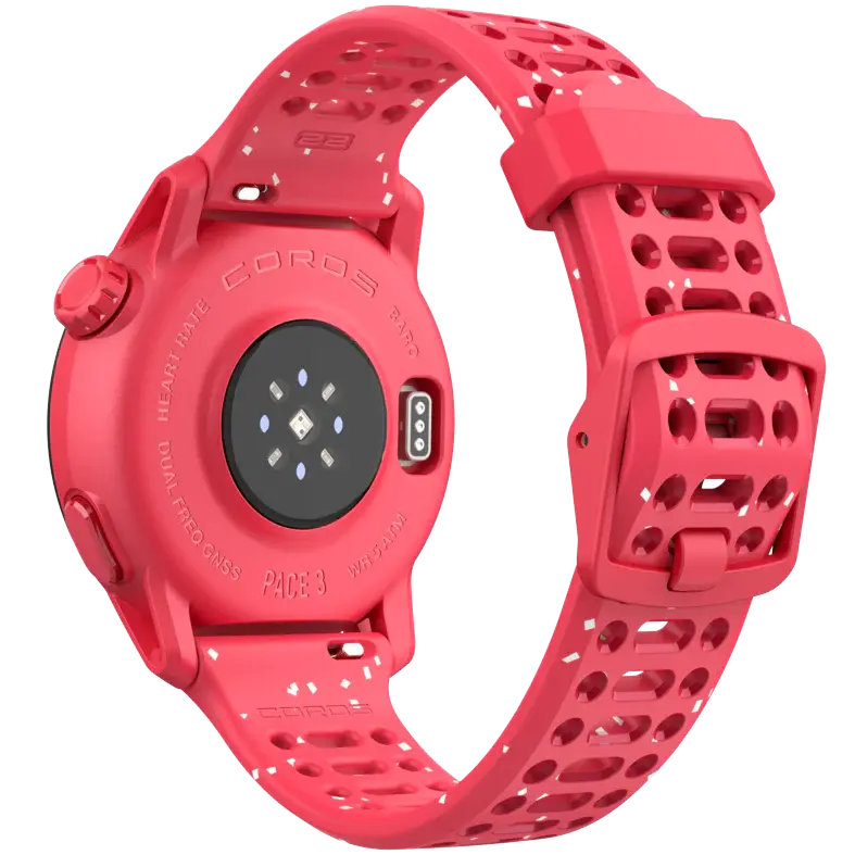Coros Pace 3 GPS Sporthorloge Silicone Rood
