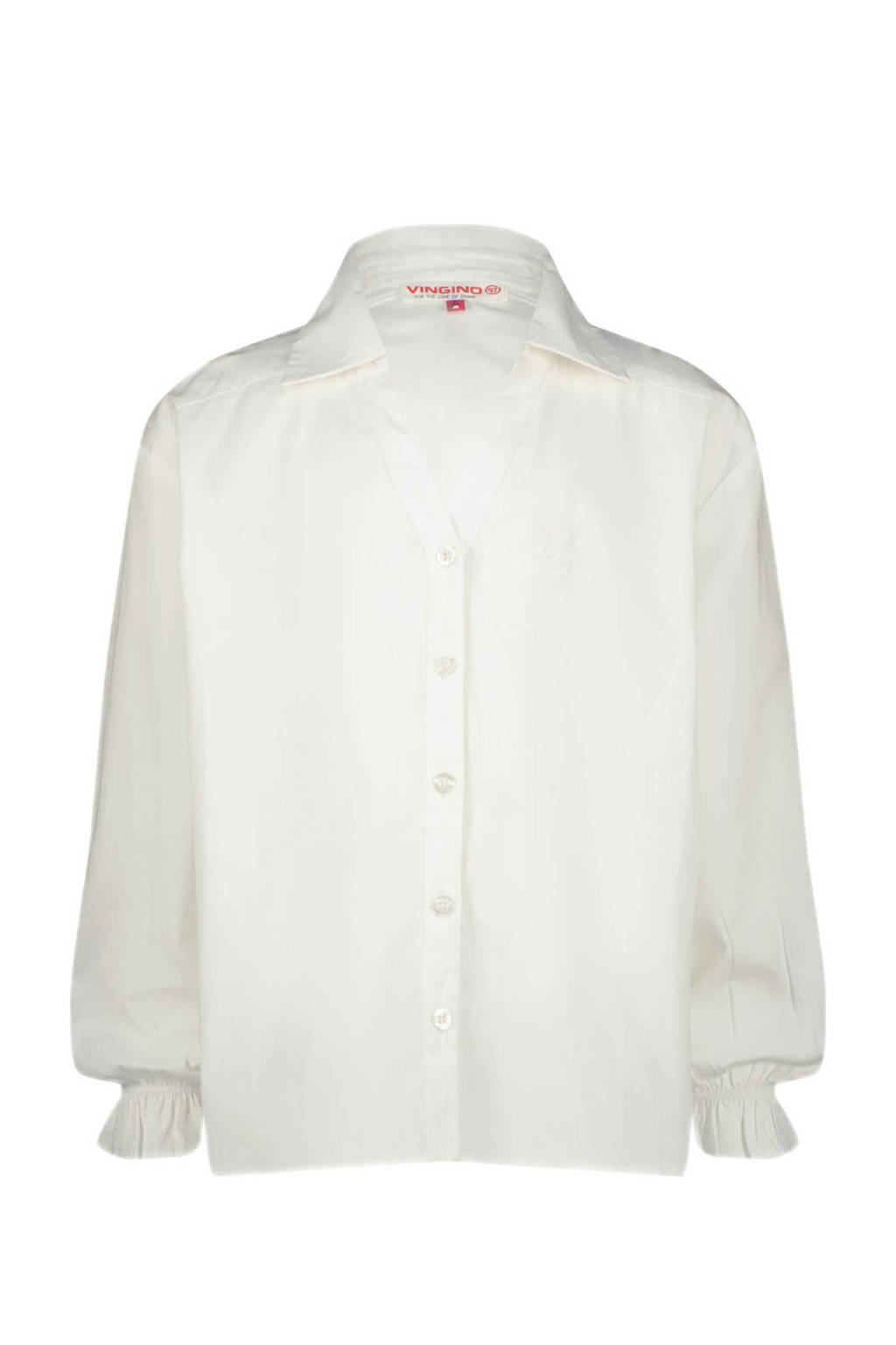 Vingino blouse Lolely met ruches wit