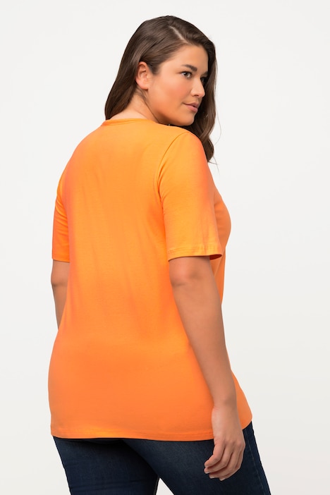 T-Shirt, A-Linie, Carree-Ausschnitt, Halbarm