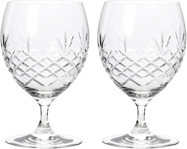 Frederik Bagger Crispy Eightball 2 stk. ølglas 55 cl. Transparant