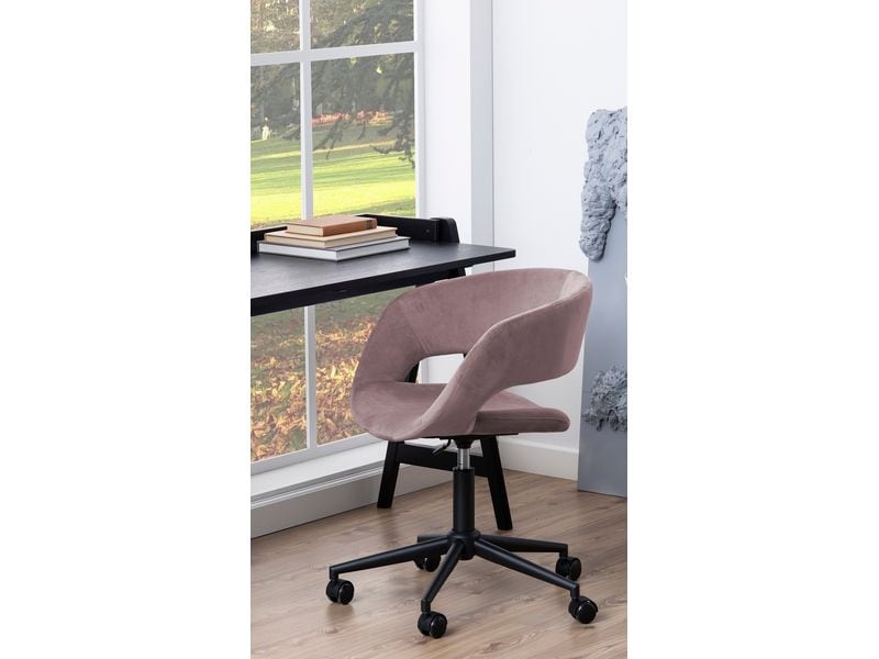 AC Design Tisch Miso, Schwarz matt Schreibtisch in modernem Design
