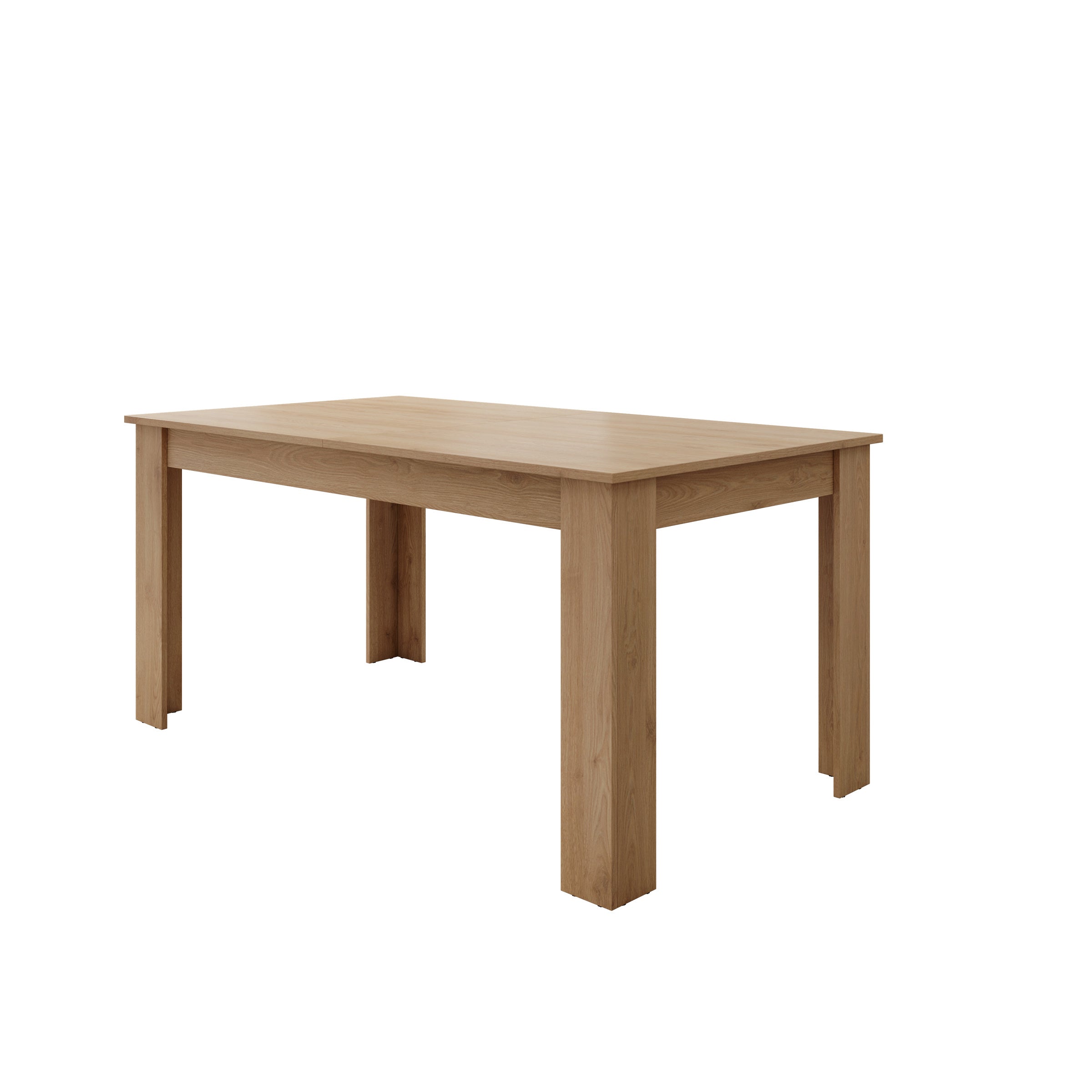 Uverta - Eetkamertafel - Licht eiken - 166x88x75 cm