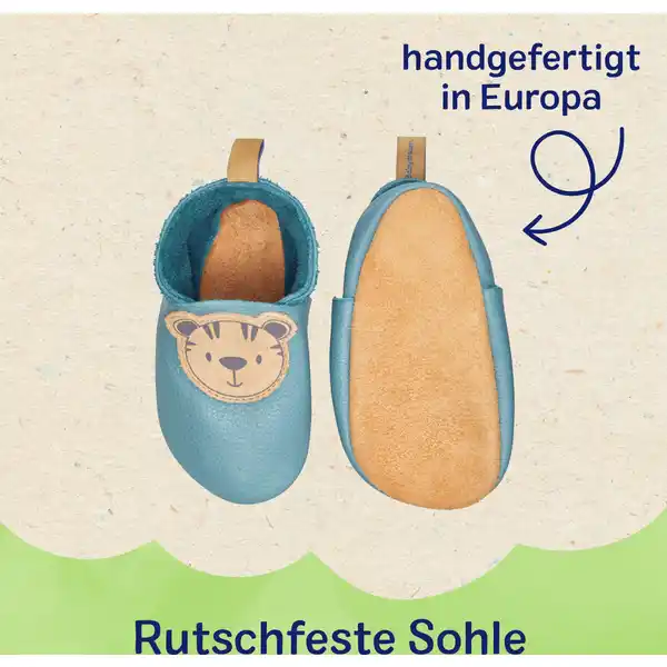 Natur-Lederschühchen Gr. 18 / 19