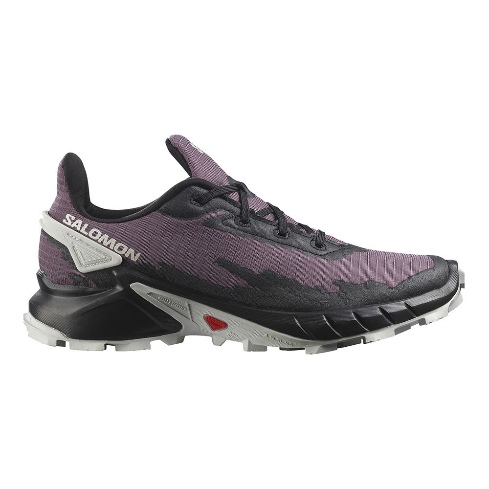 Salomon ALPHACROSS 4 - Chaussures trail Femme moonscape/black/lunar rock