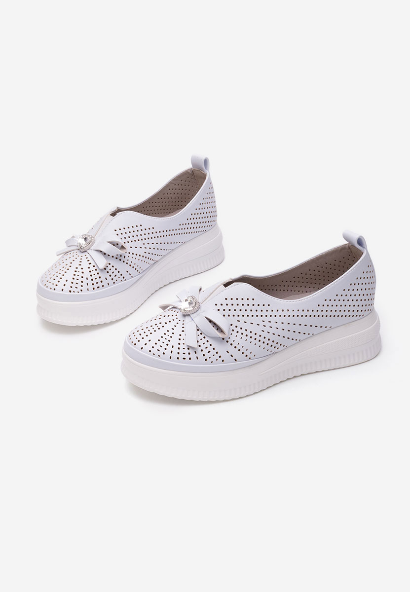 Chaussures casual femme blancs Robertta