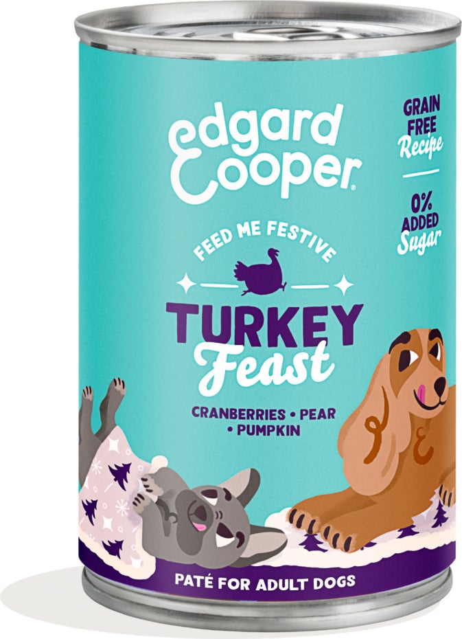 Edgard & Cooper hondenvoer kalkoen adult 400 g