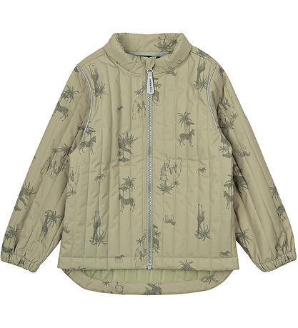 Mikk-Line Thermokleidung - Grau Green m. Print
